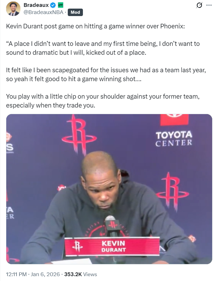 休媒晒1数据证KD价值！乌度卡道出交易就为决胜时刻 火箭官方力挺